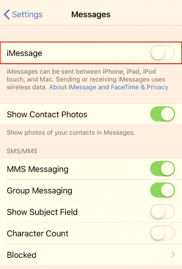 iMessage 送れ ない