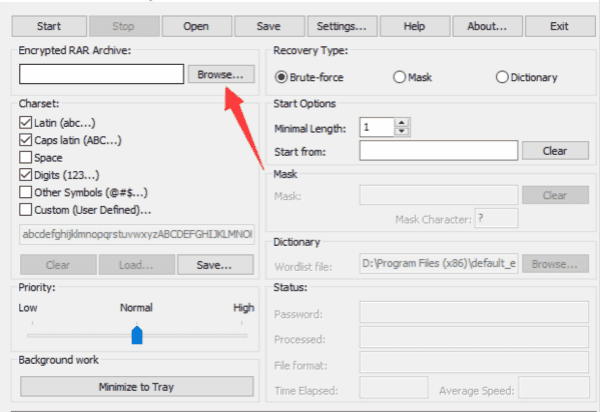 WinRARパスワード 解析 方法